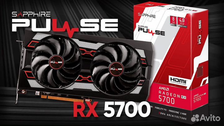 Видеокарта Sapphire RX 5700 8gb Pulse