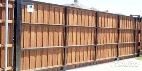 Откатные ворота под ключ