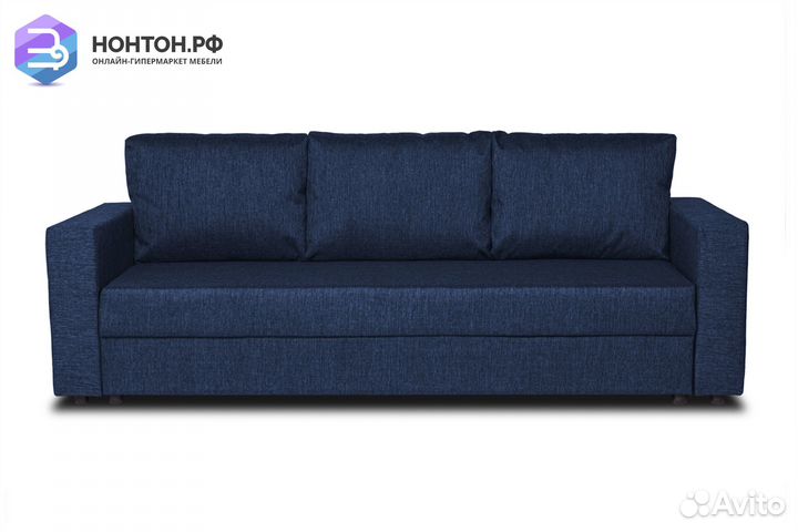 Диван еврокнижка Торонто синий