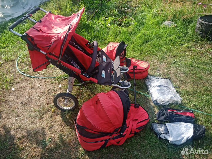 Коляска для близнецов или двойни 3в1