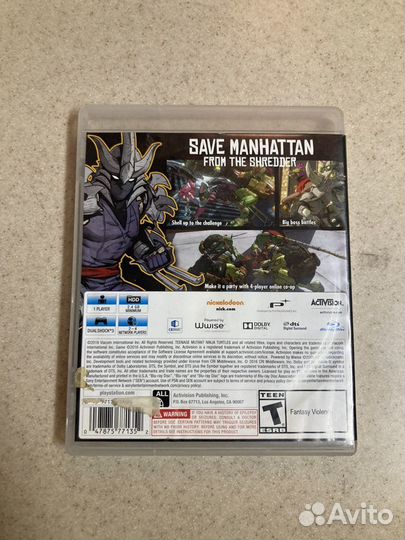 Tmnt Mutants in Manhattan PS3