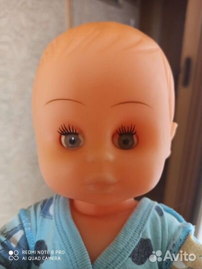 Кукла пупс 37см резиновый. СССР