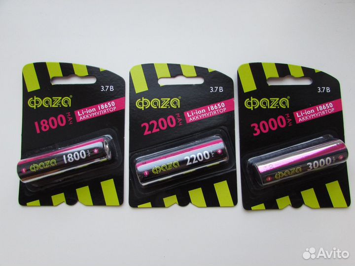 Аккумуляторы 18650, новые (разные, читаем список)