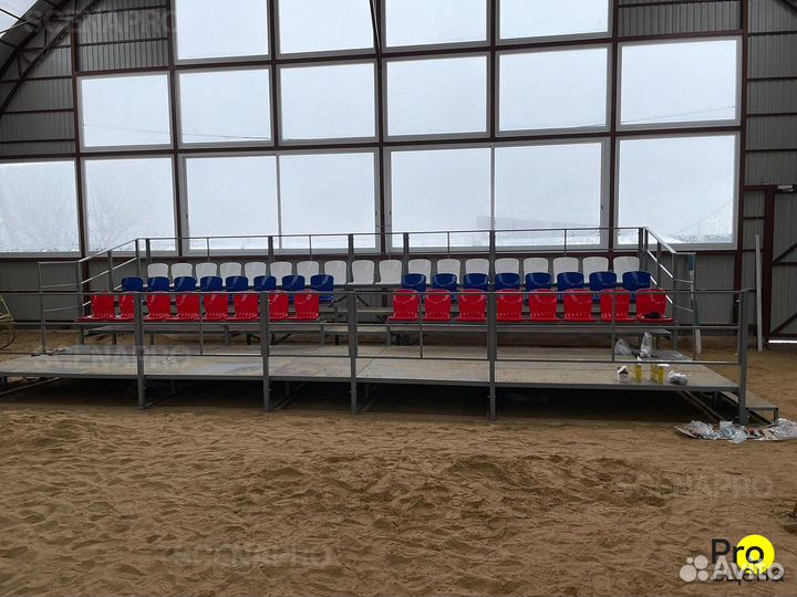 Разборная спортивная трибуна на 50 мест