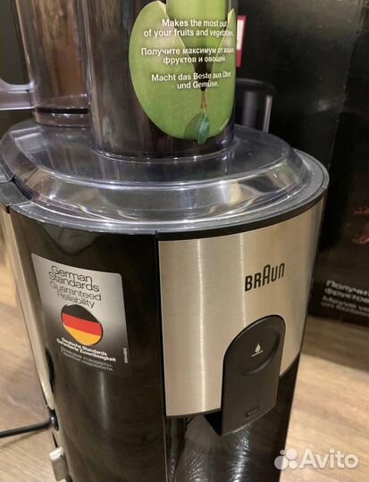 Торг. Соковыжималка центробежная Braun J500 black