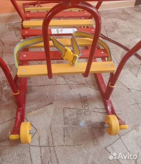 Санки с колёсами