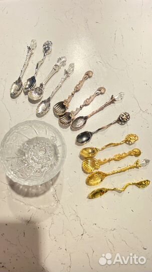 Ложечки чайные интерьерные 12 шт новые