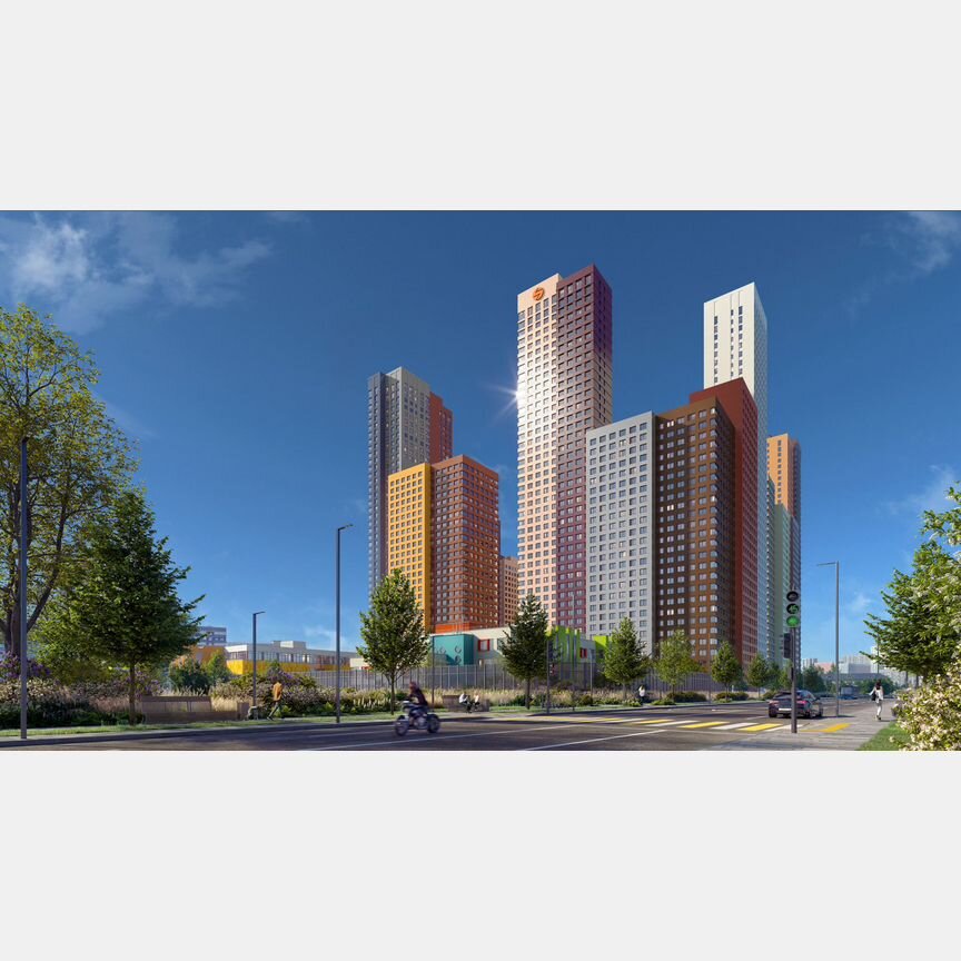 1-к. квартира, 39 м², 44/46 эт.