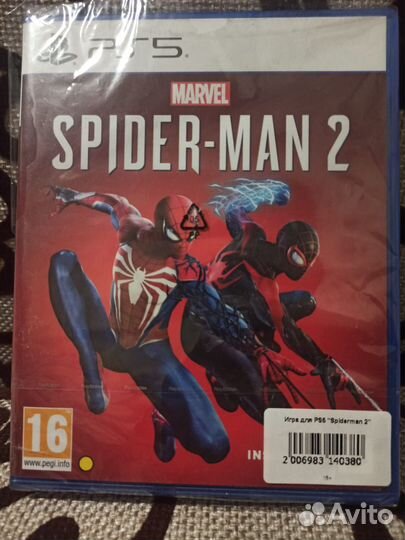 Marvel Spider-Man 2 диск PS5