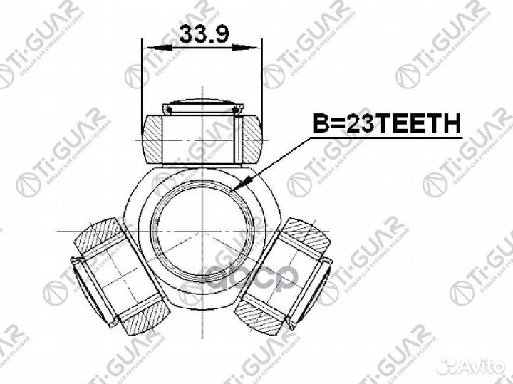 Трипоид TG-TR23/33.9 * Ti-Guar 23x33.9 / focus