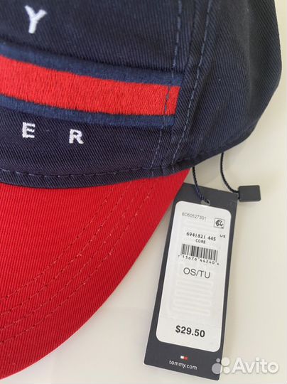 Бейсболка Tommy hilfiger. Оригинал