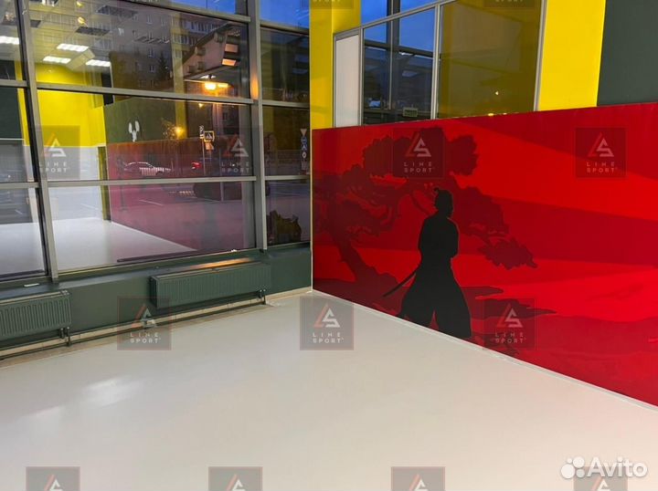 Борцовский ковер 10х10 одноцветный