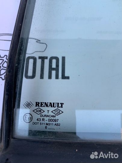 Стекло двери заднее левое Renault Symbol K7JA700