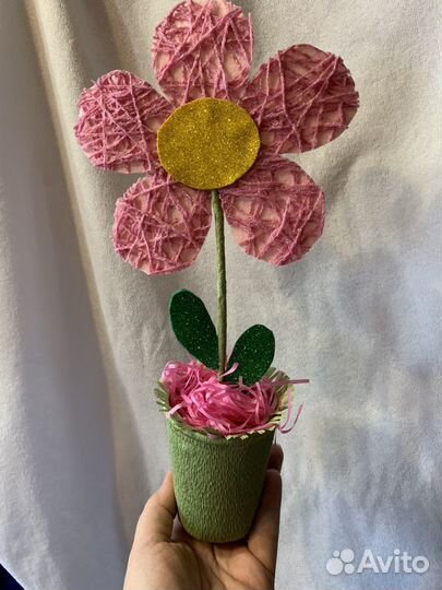 Поделка 8 марта сад, школа, весенняя