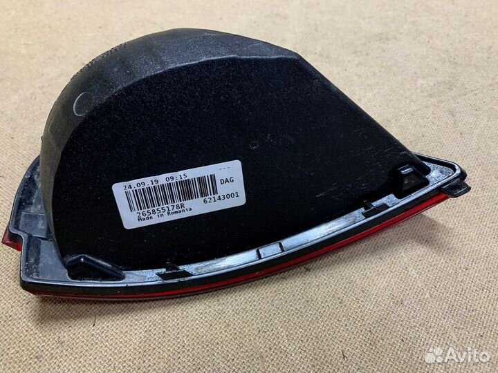 Фонарь заднего бампера левый Arkana