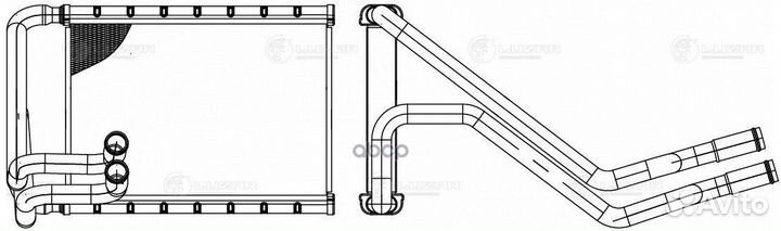 LRH 0815 радиатор печки Hyundai Sonata 05 LRH