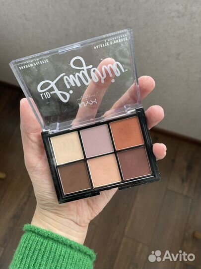 Палетка теней nyx