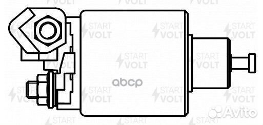 Реле втягивающее стартера для а/м Mazda 3 BL