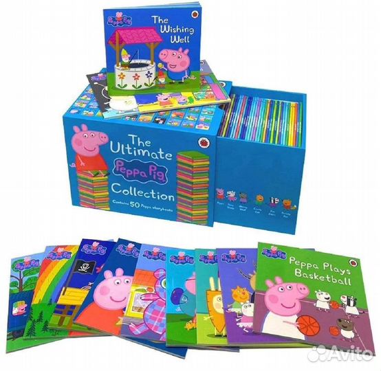 Свинка Пеппа Ultimate. 50 книг на английском