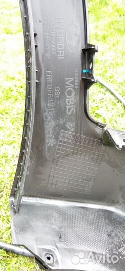 Юбка переднего бампера на hyundai creta