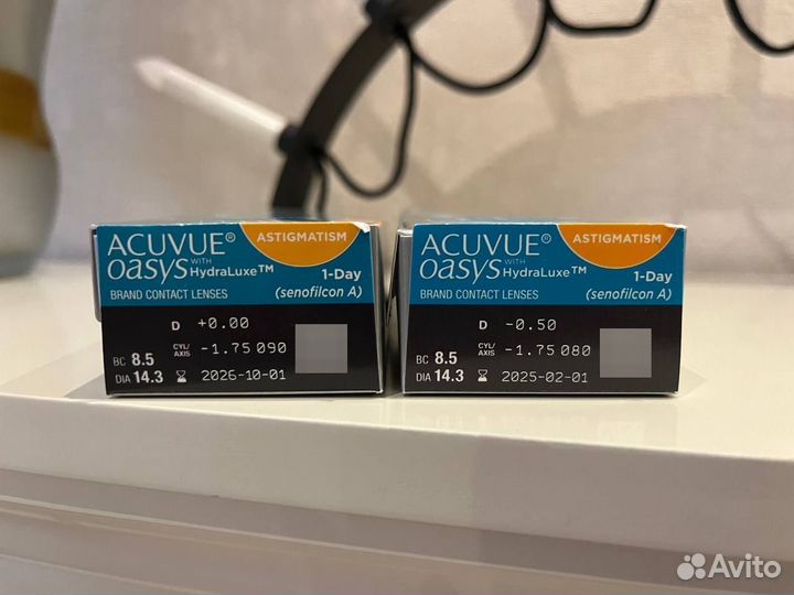 Линзы acuvue oasys astigmatism