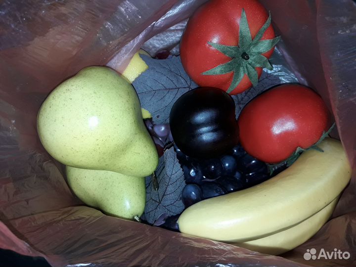 Набор имитации фруктов (пластик)