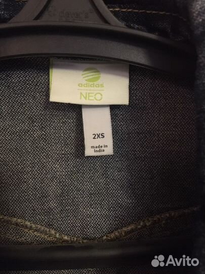 Джинсовая куртка Adidas для девочки