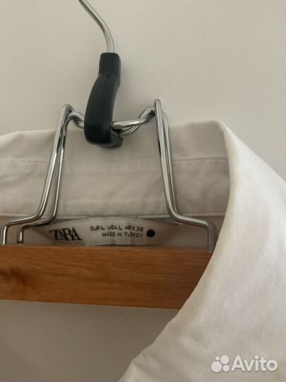 Рубашка zara белая