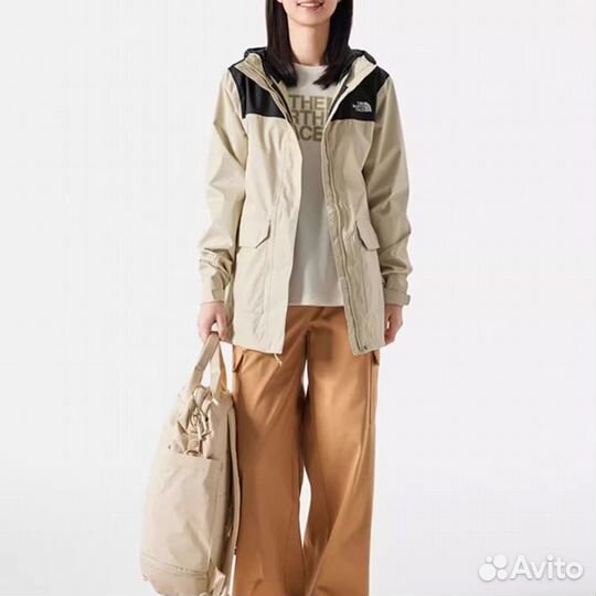 THE north face Windbreaker Jackets Women's Beige (XL)(23)