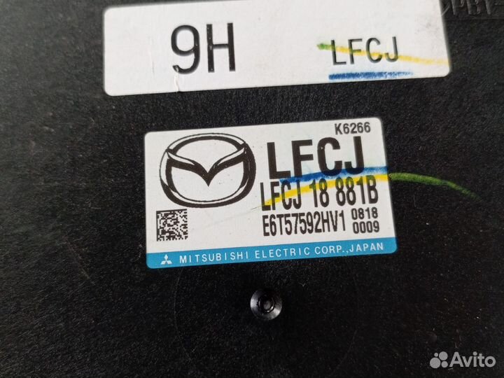 Блок управления двигателем Мазда 6 lfcj18881B