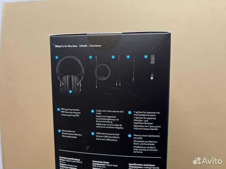 Logitech G Pro Headset Игровые наушники