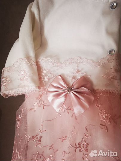 Комбез для новорожденной девочки