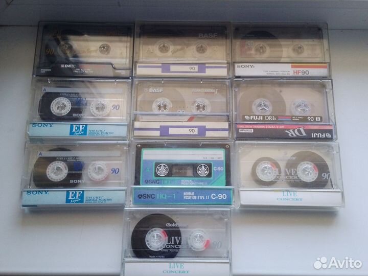 Аудиокассеты с записью