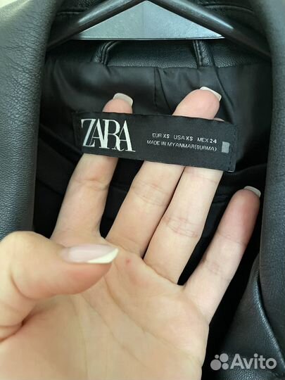 Кожанка zara