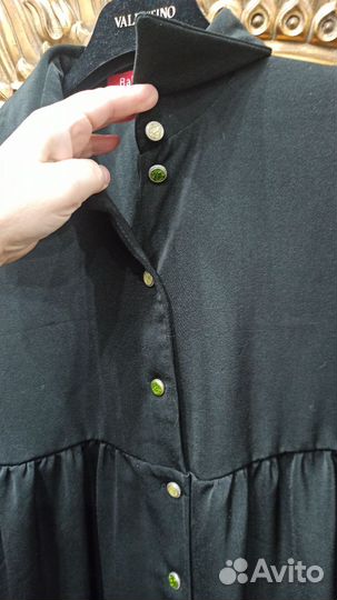 Сарафан 46-48 длинный черный balliza италия