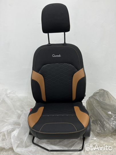 Сиденье передние комплект quest brown (Ваз) Largus