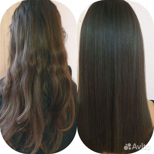 Кератин/ботокс/полировка/коллаген/ холодное восста