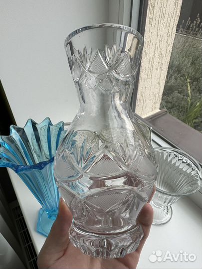 Стеклянные вазы СССР