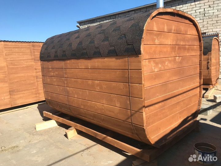 Бани-бочки квадро с доставкой