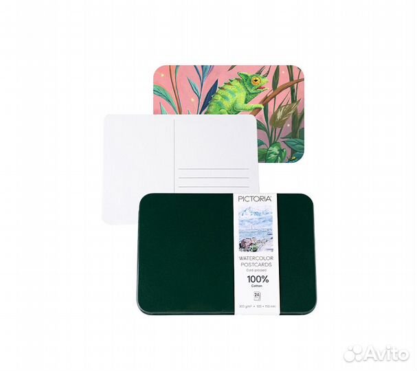 Набор открыток акварельной бумаги Pictoria, 100 хл