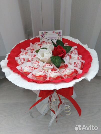 Букет из рафаэлло на 1 сентября, день учителя