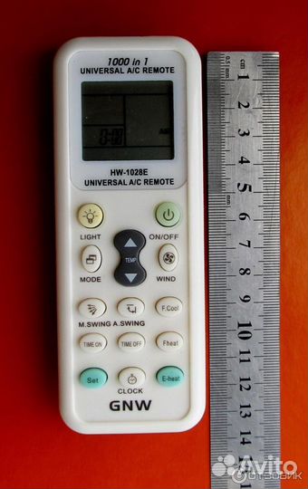 Пульт для кондиционера универсальный К-1028Е