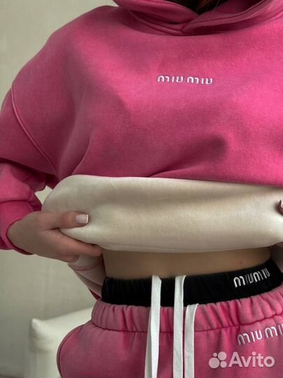 Спортивный костюм женский теплый miu miu