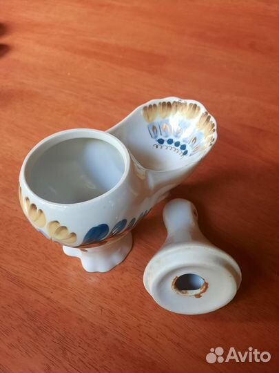 Соусник фарфор солонка перечница СССР