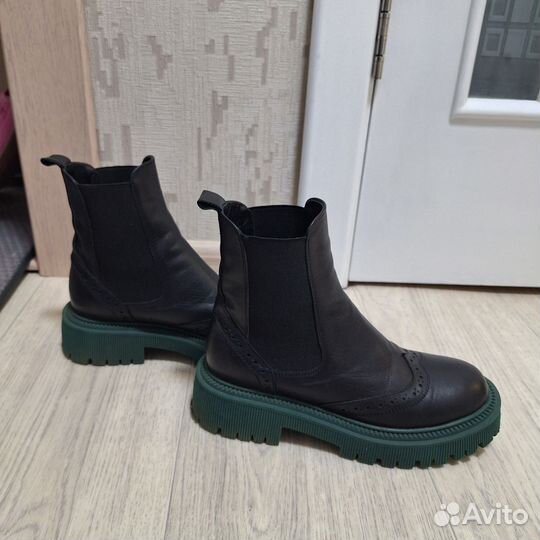 Ботинки демисезонные челси, натуральная кожа