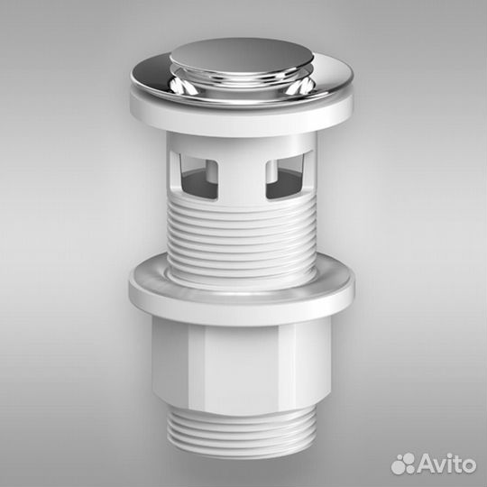 F0700P00 донный клапан, нажимной, хром, шт