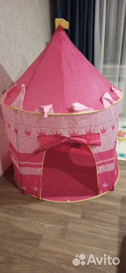 Детская палатка шатер розовый для девочки