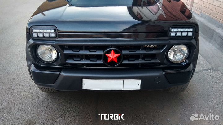 Решетка радиатора нива (звезда)