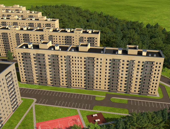 2-к. квартира, 44,7 м², 7/10 эт.