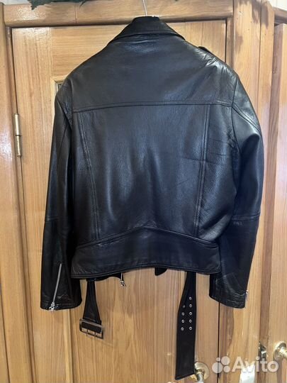 Кожаная куртка косуха мужская